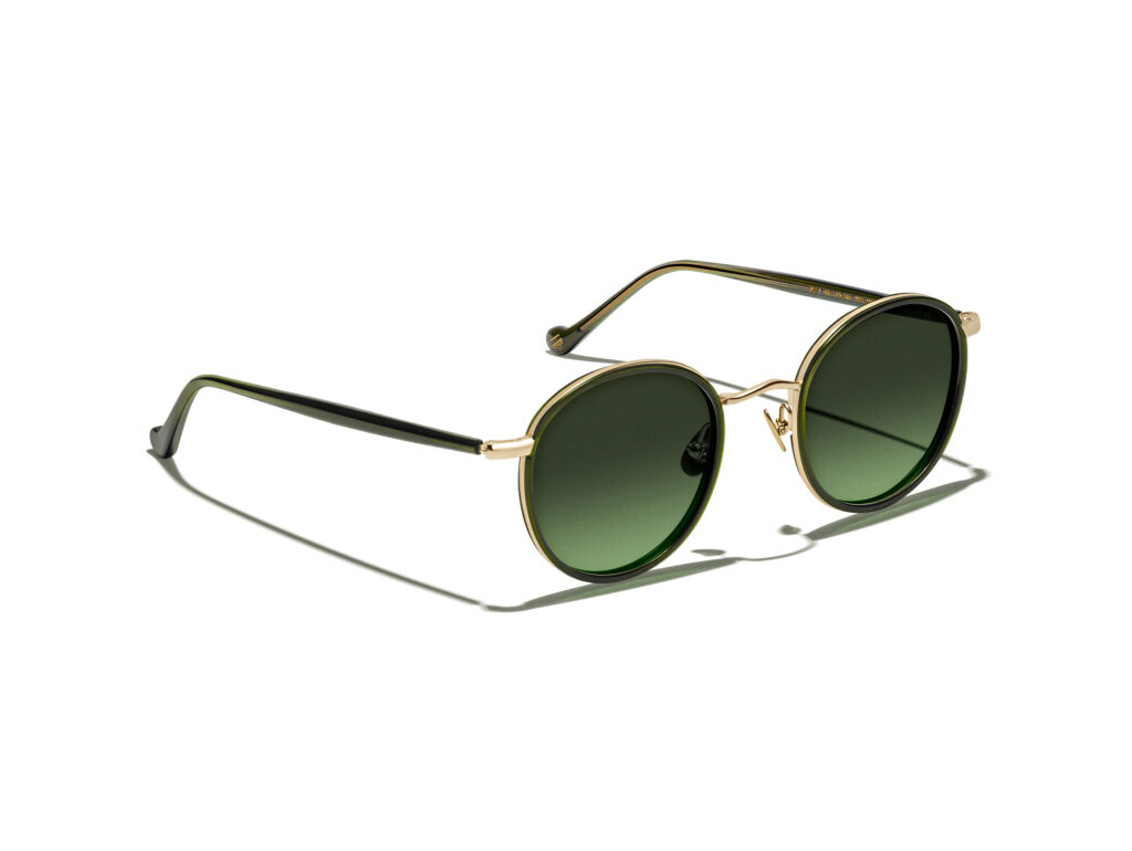 Produktbild von Moscot Zev Sun Dark Green/Gold