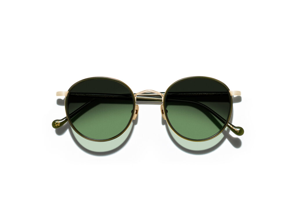 Produktbild von Moscot Zev Sun Dark Green/Gold