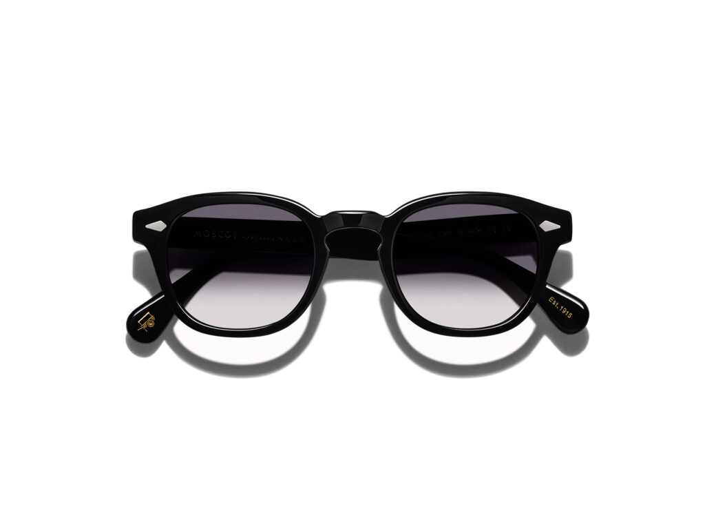 Produktbild von Moscot Lemtosh Sun Black American Grey Fade Custom Made Tints™