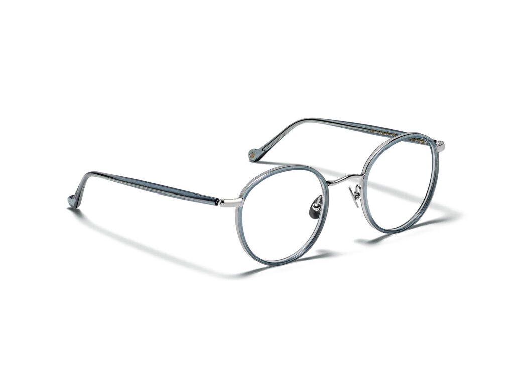 Produktbild von Moscot Zev Light Blue/Silver