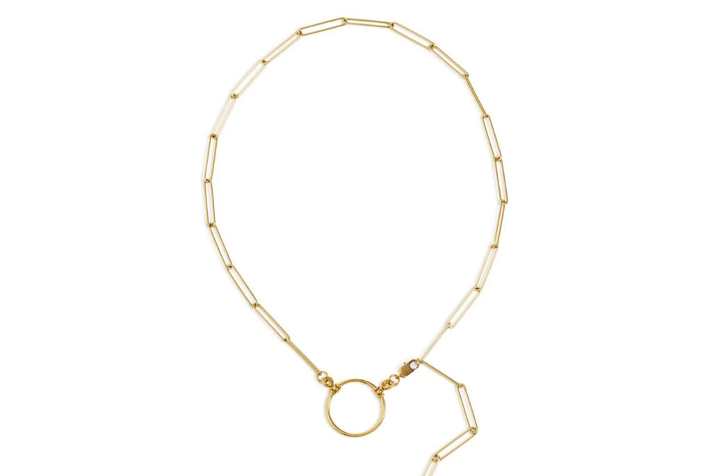 Produktbild von  The Saskia - Paperclip Chain Gold