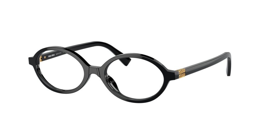 Produktbild von Miu Miu Miu Miu VMU01X 1AB1O1 – Korrektionsbrille Schwarz/Gold