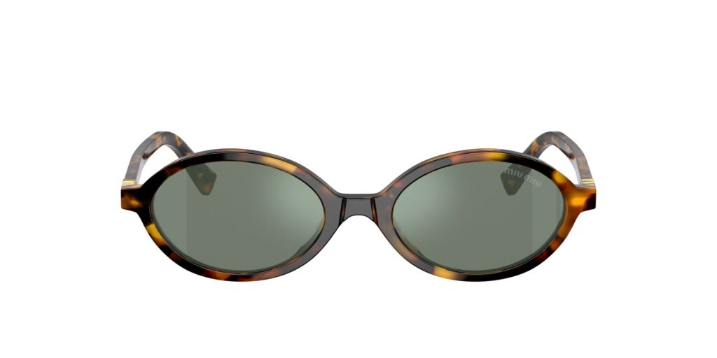 Produktbild von Miu Miu Miu Miu SMU04Z VAU-04M – Sonnenbrille Honey Havana Green Mirror Internal Silver
