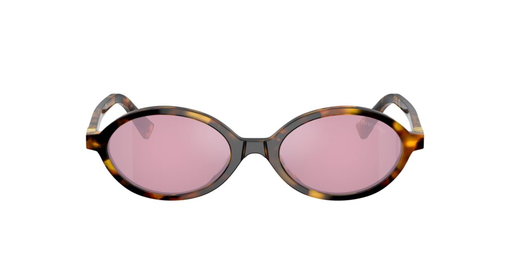 Produktbild von Miu Miu Miu Miu SMU04Z VAU-50D – Sonnenbrille Honey Havana Dark Pink Mirror