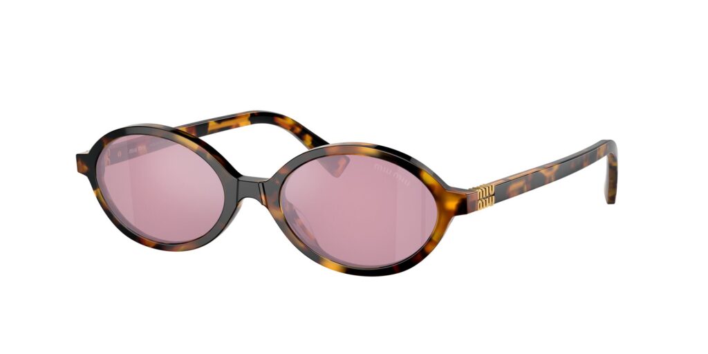 Produktbild von Miu Miu Miu Miu SMU04Z VAU-50D – Sonnenbrille Honey Havana Dark Pink Mirror