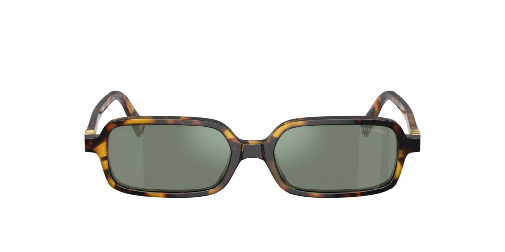 Produktbild von Miu Miu Miu Miu SMU11Z VAU-04M – Sonnenbrille Honey Havana Green Mirror Internal Silver