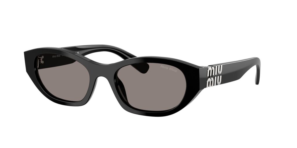 Produktbild von Miu Miu Miu Miu SMUA03 16K-80Q – Sonnenbrille Black Dark Grey