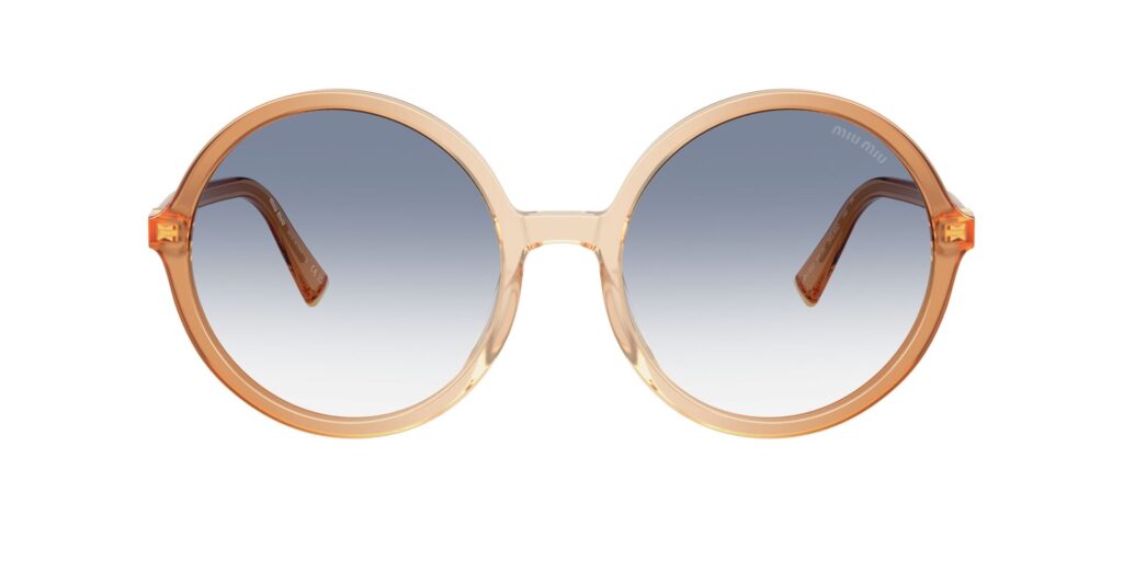 Produktbild von Miu Miu Miu Miu SMUB02 26G-80O – Sonnenbrille Brown Gradient Brandy / Clear Light Blue