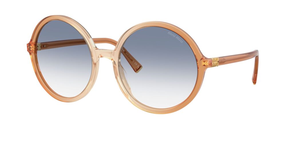 Produktbild von Miu Miu Miu Miu SMUB02 26G-80O – Sonnenbrille Brown Gradient Brandy / Clear Light Blue