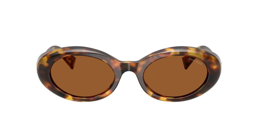 Produktbild von Miu Miu Miu Miu SMUB09 14L-20V – Sonnenbrille Honey Havana Dark Bronze