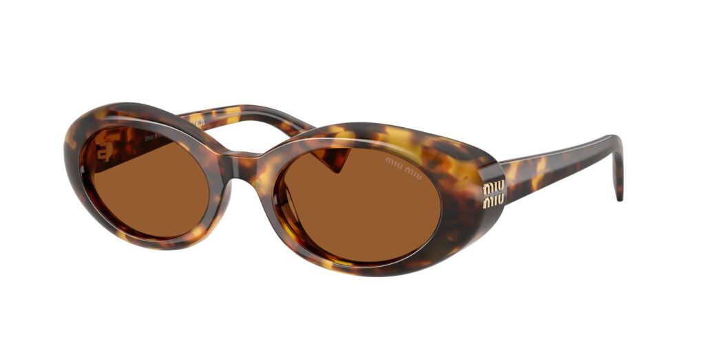Produktbild von Miu Miu Miu Miu SMUB09 14L-20V – Sonnenbrille Honey Havana Dark Bronze